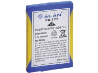 Midland PB-777, Sort, Midland / Alan 777, Lithium-Ion (Li-Ion), 650 mAh, 3,7 V