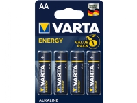 Varta Energy AA, Engangsbatteri, AA, Alkaline, 1,5 V, 4 stk, 50,5 mm