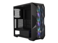 Cooler Master MasterBox TD500 MESH - Tower - udvidet ATX - sidepanel med vindue (hærdet glas) - ingen strømforsyning (ATX) - sort - USB/Lyd