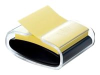 Dispenser for Z-Notes + 1 stk. Z-Notes 76x76 mm gul