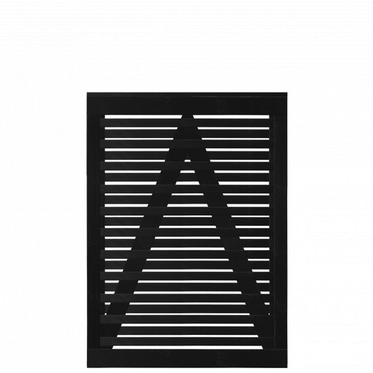 Plus Osaka Låge - B 100 cm x H 136 cm - Sort