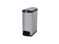 Pedal-/affaldsspand Rubbermaid Slim Jim End Step, 50 L, stål
