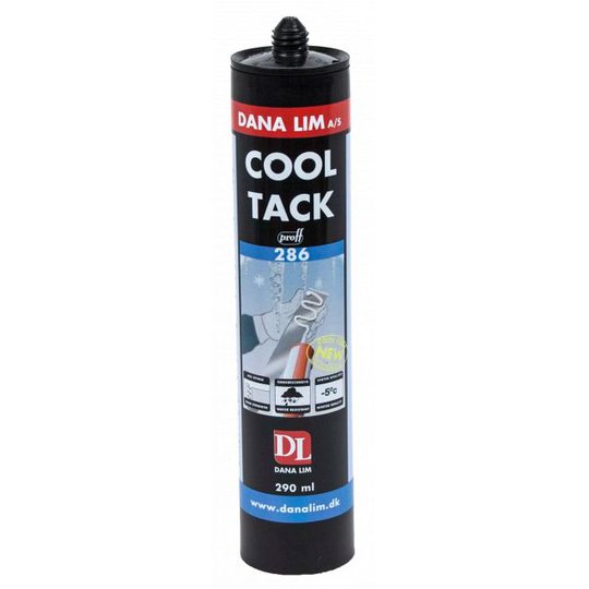 Dana Cool Tack montagelim Sort 290ml