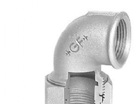 Vinkelunion galvaniseret konisk muffe/muffe 3/4