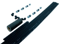 Tryksivestrenge 40mm. 2x15m PE - 5 PE, med spændfittings. Watercare