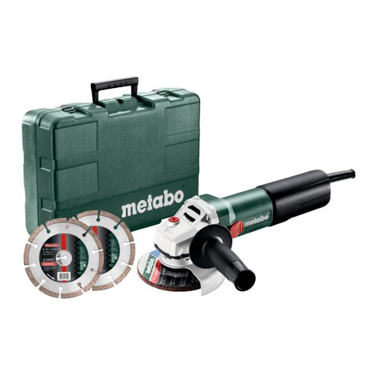 Metabo WQ 1100-125 Set - 610035510 Vinkelsliber kompaktklasse