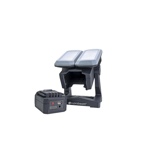 Suprabeam Arbejdslampe W6r 18,2x31,8x16cm Genopladligt Batteri Li-ion 76.96 Wh, 230v-20v/1.1a