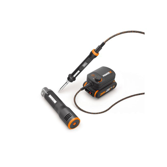 Worx WX743.9+WX744.9,WA71601 pcs 2.0Ah Batteri/2A chergerInjection Box