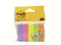 Post-it® notemarkører, 5 assorterede farver, 5 x pakke a 100 ark