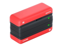 Insta360 Fast Charge Hub - Batterioplader - 2 x batterier lader op - 2 A - 2 output-stikforbindelser - sort - for Insta360 ONE R 1-Inch, One R Expert