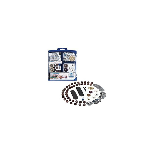 Dremel EZ SpeedClic alsidigt tilbehørssæt 70 dele