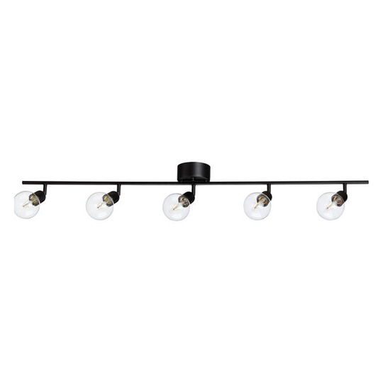 Belid Regal sort 6385 - Spotskinne 5 spot