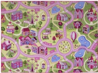 Bil Legetæppe Sweet Town 140 x 200 cm