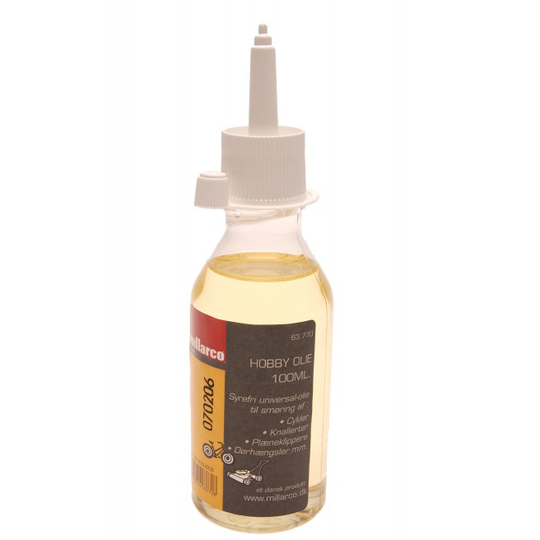 Millarco Hobbyolie 100 ml. syrerfri