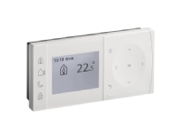 Danfoss 087N7861, Hvid, °C,°F, Digital, Vekselstrøm/batteri, AA, 5 - 35 °C