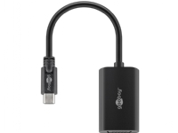 Goobay 51776, 0,2 m, USB Type-C, VGA (D-Sub), Hanstik, Hunstik, Lige