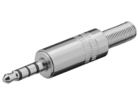 Han-jackstik - 3,5 mm - stereo