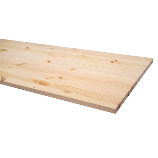 Bordplade Massivtræ Fyr, ubehandlet - 300x61cm - 813102