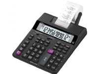 Casio HR-200RCE, Desktop, Udskrivning, 12 cifre, 1 Linier, Batteri, Sort