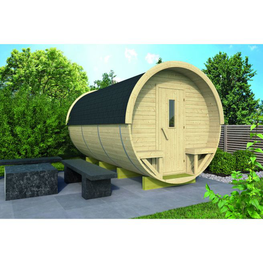 Green Bay Camping barrel 42 mm - 437020 Inkl. Termoglas + shingels - 6,93 m²
