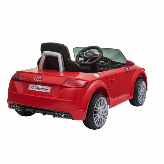 Elbil Audi TTS Roadster 12V med gummihjul, NORDIC PLAY Speed rød - 805-753