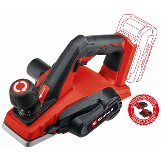 Einhell TE-PL 18/82 Li akku høvl 82 mm 18V u/batteri og lader