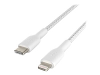 Belkin BOOST CHARGE - Lightning-kabel - USB-C han til Lightning han - 1 m - hvid - USB Power Delivery (18 W) - for Apple iPad/iPhone/iPod (Lightning)