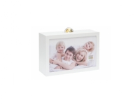 Deknudt Savings Box white 10x15 Wooden for one Photo S66RR1