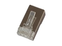 MicroConnect Modular Plug - Netværk-konnektor - RJ-45 (han) - afskærmet (pakke med 10)