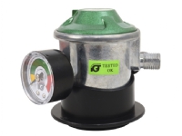 Cozze® regulatorsæt med slange 1,1 meter og regulator med manometer 2 x 1/4 DK/NO/FI