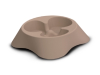 Slow Feed Dog Bowl Beige 28x7,5 cm