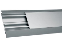 HAGER Gulvkanal AKA 18125/0 ELN komplet Højde 125 mm, bredde 18 mm, Længde 2000 mm Aluminium - (2 meter)