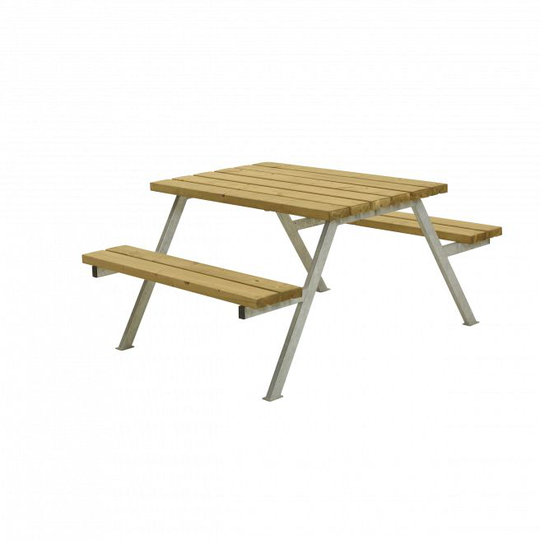 Plus Alpha Bord/Bænkesæt 118 cm - Lærk