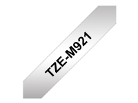 Brother TZe-M921 - Sort på mat søkv - Rulle (0,9 cm x 8 m) 1 kassette(r) lamineret bånd - for P-Touch PT-E100, E300, E500, E550, H100, P900, P950 P-