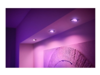 Centura Hue recessed R. aluminium 3x5.7W