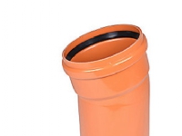 PVC-bøjning 15° 400mm - Wavin