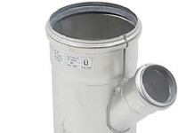 Blücher gr.rør 45gr.110-50mm - strømlinet RF . AISI 316L.Syrefast stål