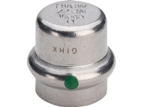 Sanpress inox slutmuffe 18 mm rustfrit stål