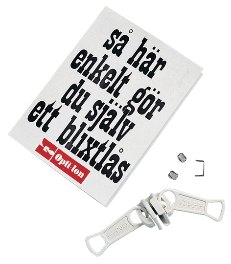 Løber f lynlås 10/forp
