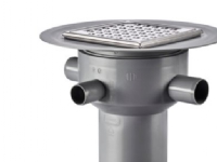 Purus Multiflex ø110mm lodret - lodr.m.ri/rm&flange til smørememb.u/vandlås