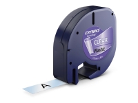 Labeltape DYMO® LetraTAG 12mm x 4m klar plasttape