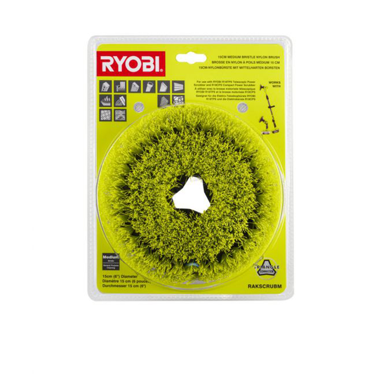 Ryobi One+ Mediumhård Børste Rakscrubm