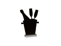 Tavle Securit Champagne 35x23x6 cm med Hvid tuschpen med Alu fod,6 stk/krt