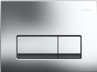 Geberit bejt.plade Delta51 - 246x164x26mm tryktaste forkr