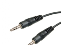 ICIDU 3.5 mm 0.5 m, 3.5mm, Hanstik, 3.5mm, Hanstik, 0,5 m, Sort