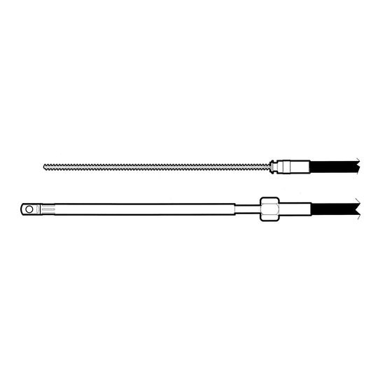 Ultraflex styrekabel m66, 7 fod