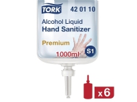 Hånddesinfektion Tork S1 Premium, 80 %, karton a 6 stk.