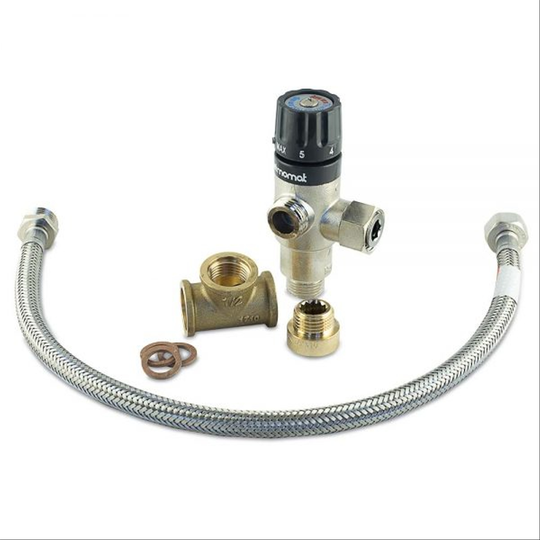 Water heater mixer kit