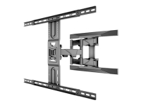 Multibrackets M VESA Flexarm L Full Motion Dual - Beslag - fuldbevægelses justerbar arm - for LCD display - sort - skærmstørrelse: 45-75 - vægmonte