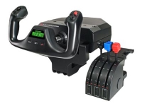 Logitech Flight Yoke System - Spænde og speeder - kabling - for PC